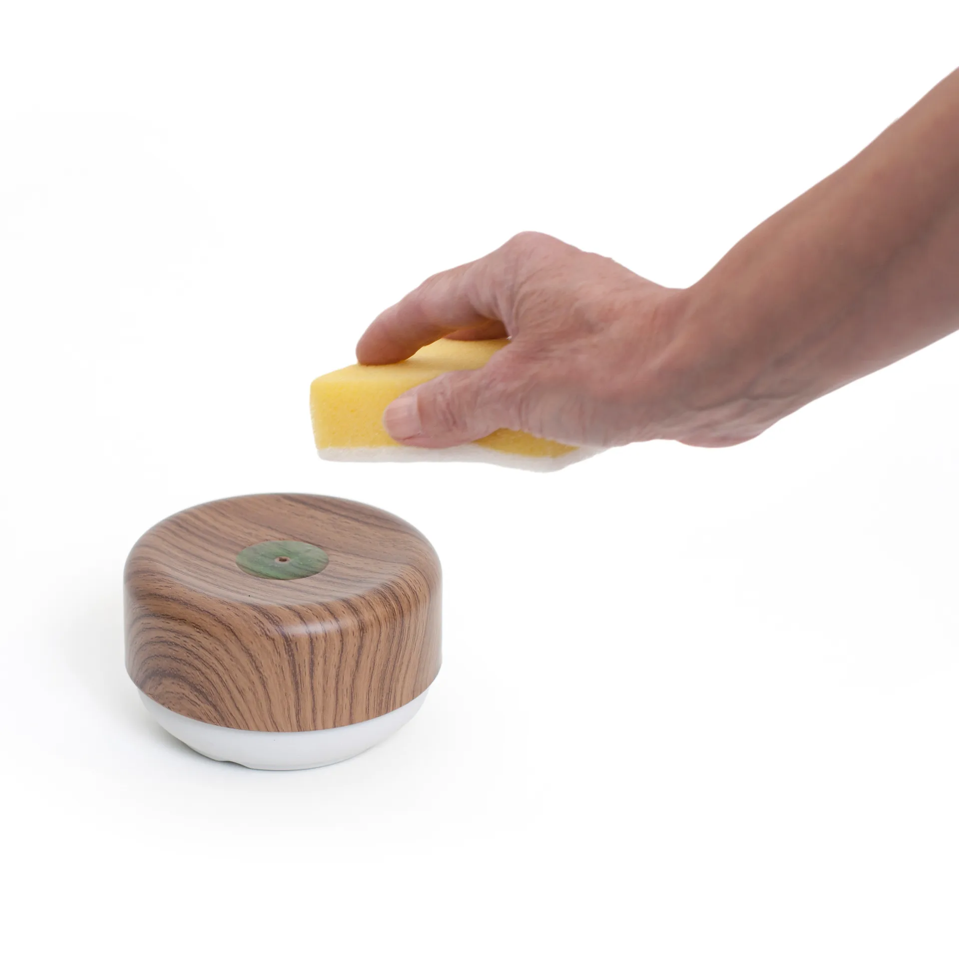 Bosign Spülmittelspender, Dunkles Holzdekor Bosign