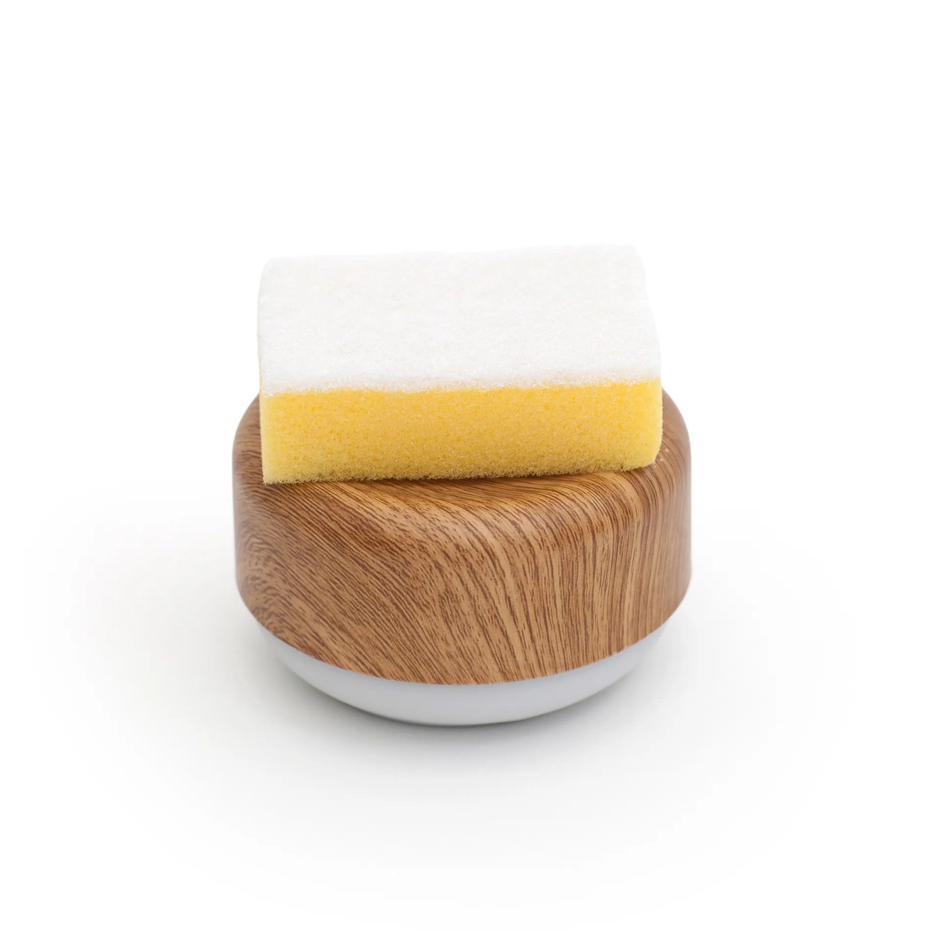 Bosign Spülmittelspender, Heller Holzdruck / Hellgrau Bosign