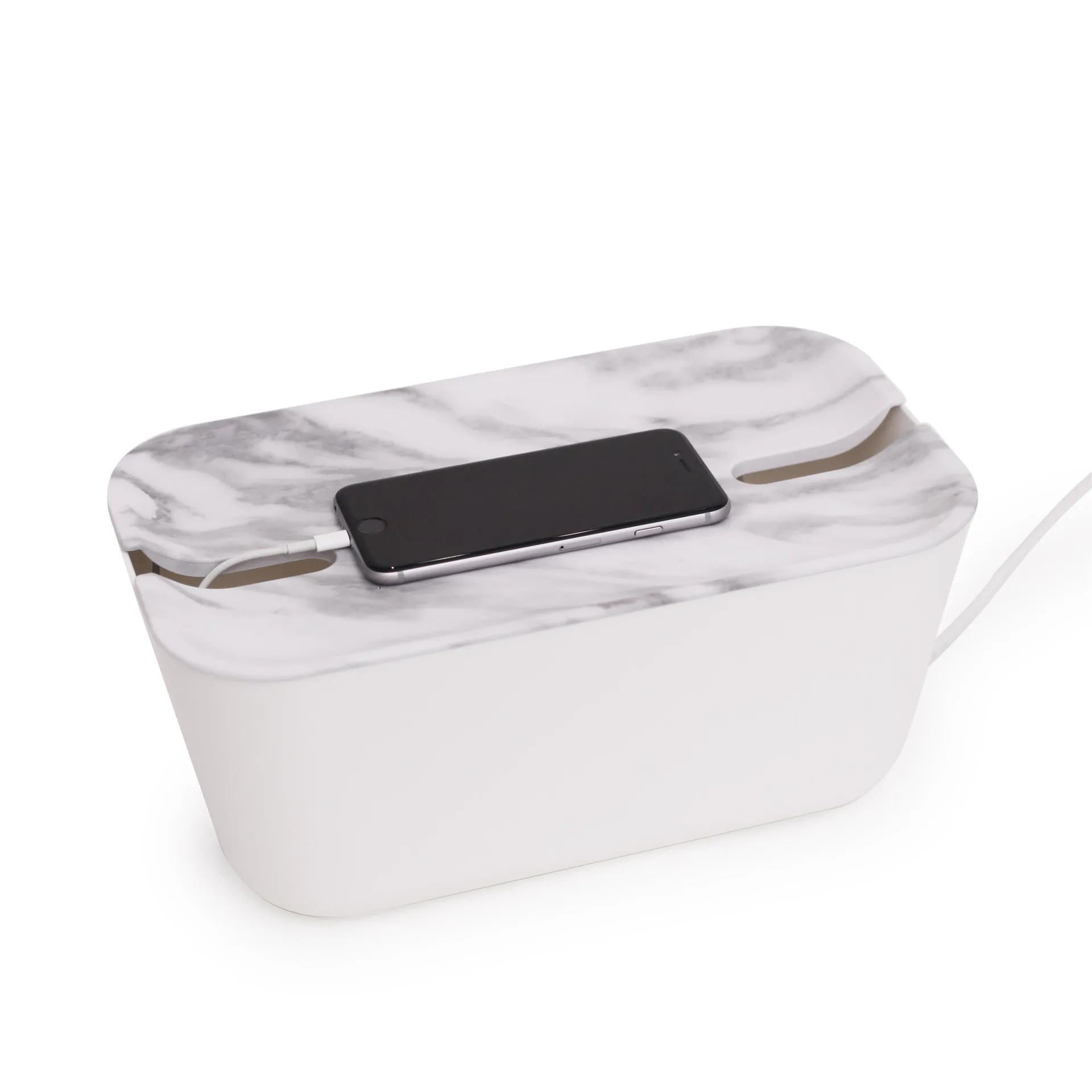 Cable Organiser Kabelbox M, Marmordruck Bosign