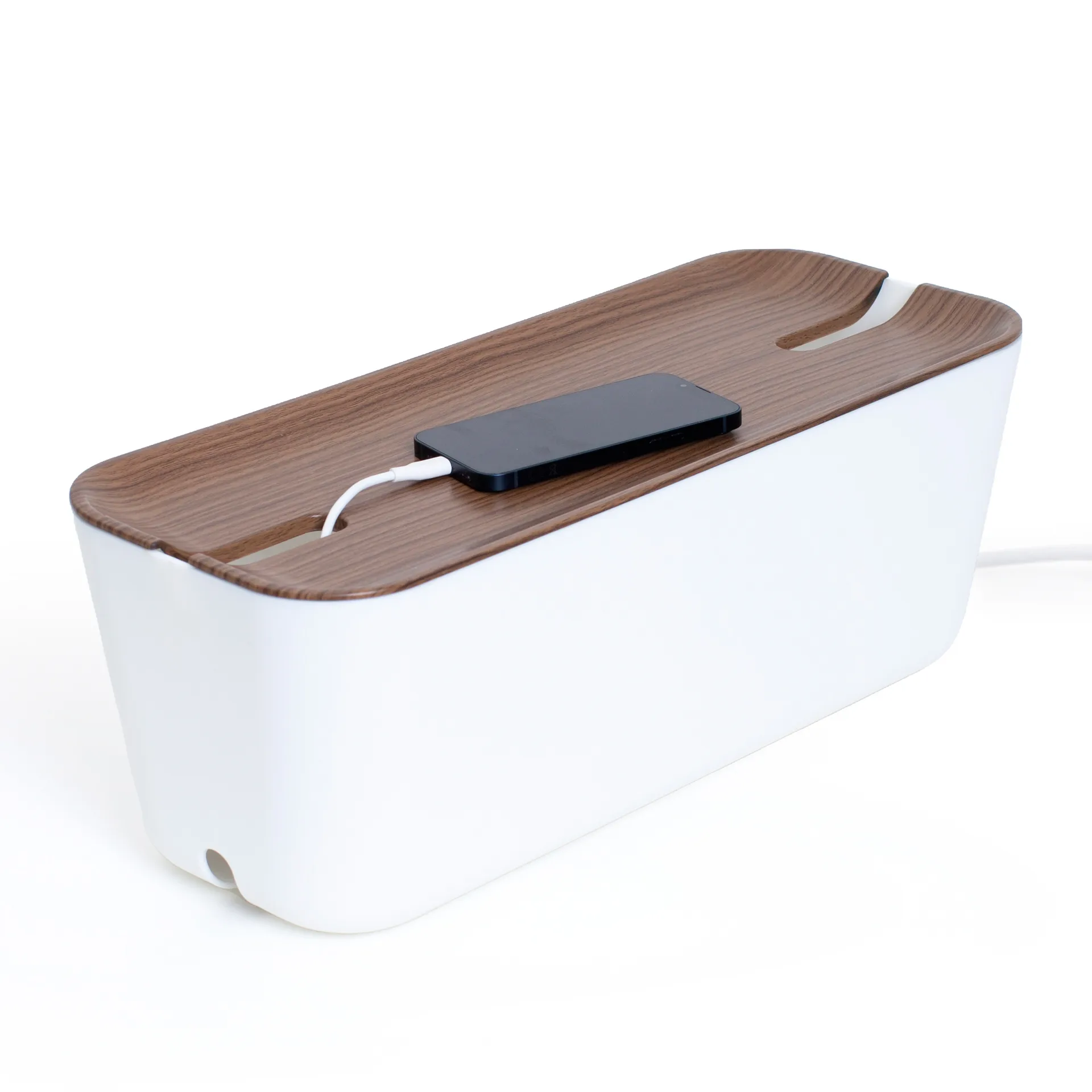 Cable Organiser XL, Dunkles Holzdekor Bosign