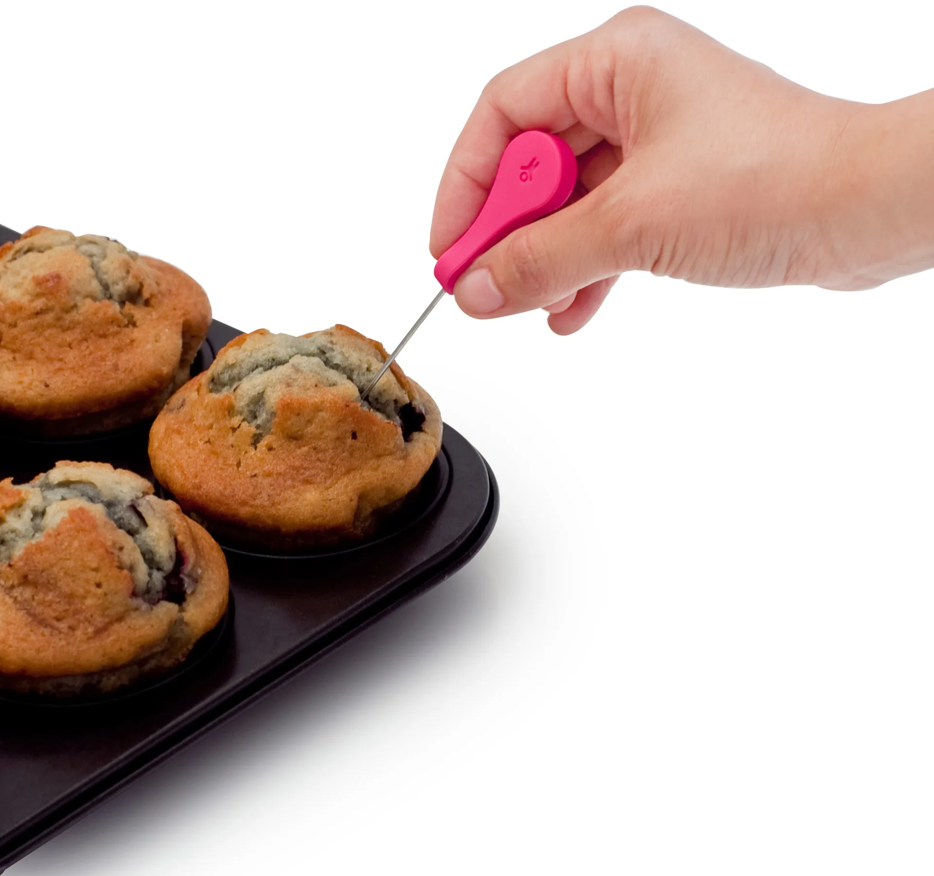 Cake Tester Kuchen- und Kartoffel-Tester selbststehend, Weiß Bosign