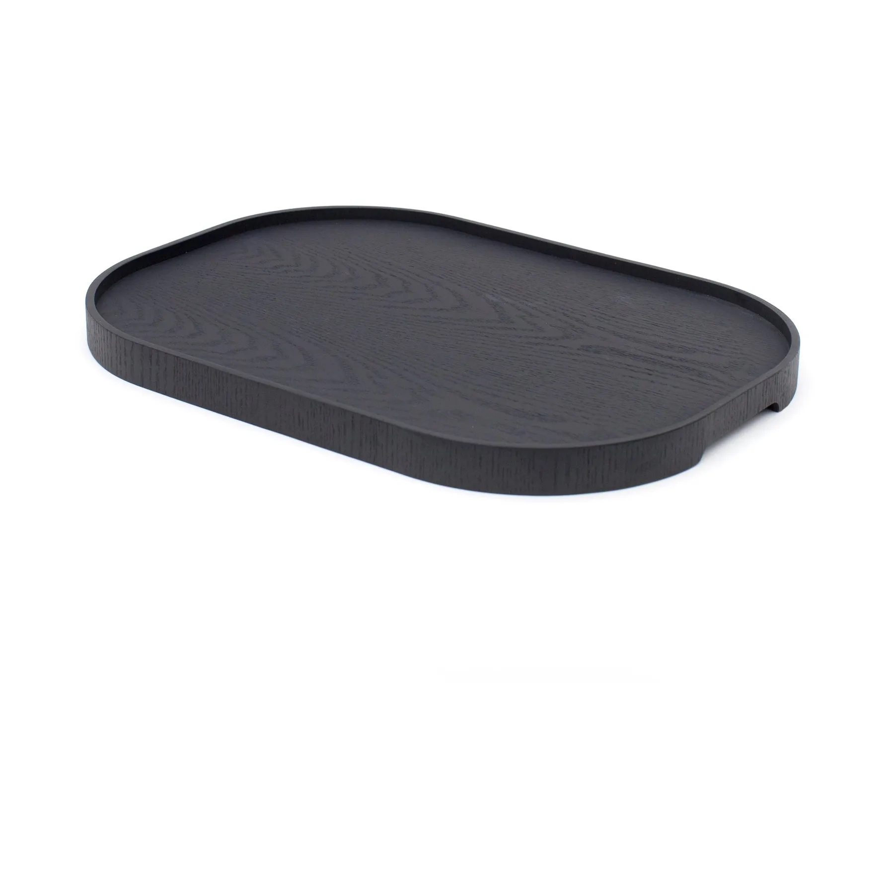 CurveLine™ Servierplatte Anti-Slip 47x34 cm, Schwarze Weide Bosign