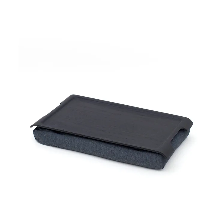 Knäbricka Laptray Anti-slip 43x23 cm - Schwarz Weide-grau - Bosign
