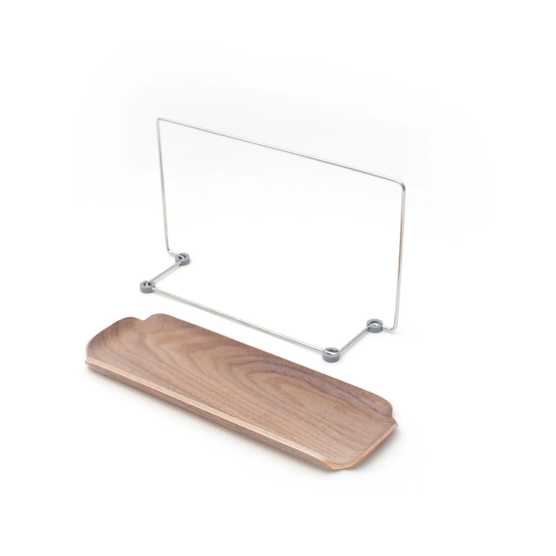 LEAF Waschbecken Organizer mit Geschirrtuch Kleiderbügel , Walnuss-Edelstahl Bosign