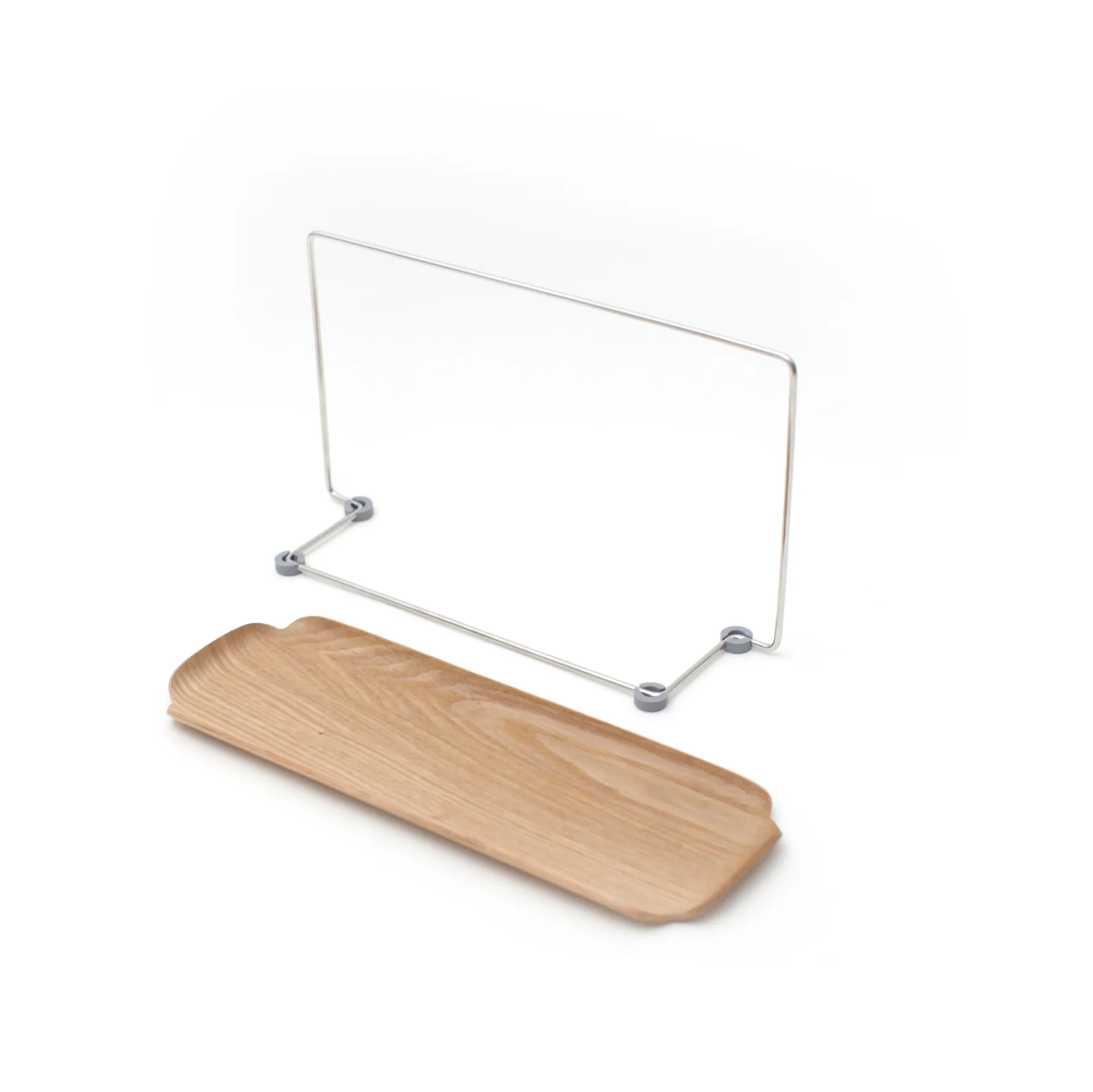 LEAF Waschbecken Organizer mit Geschirrtuch Kleiderbügel , Weidenholz-Edelstahl Bosign