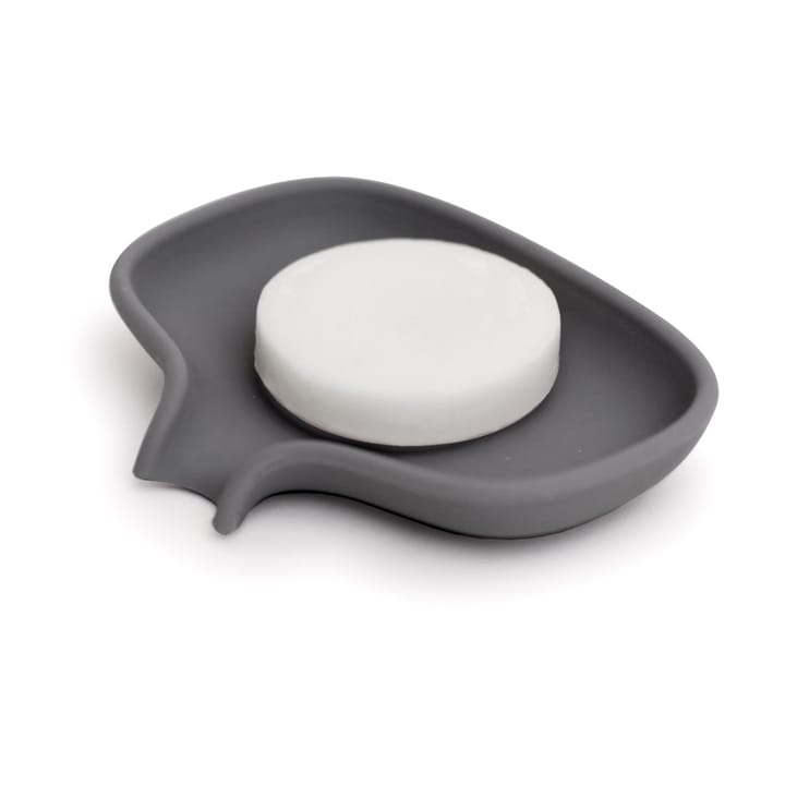 Soap Saver Flow Seifenschale mit Abtropffläche klein, Graphitgrau Bosign