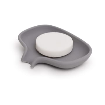 Soap Saver Flow Seifenschale mit Abtropffläche klein - Grau - Bosign
