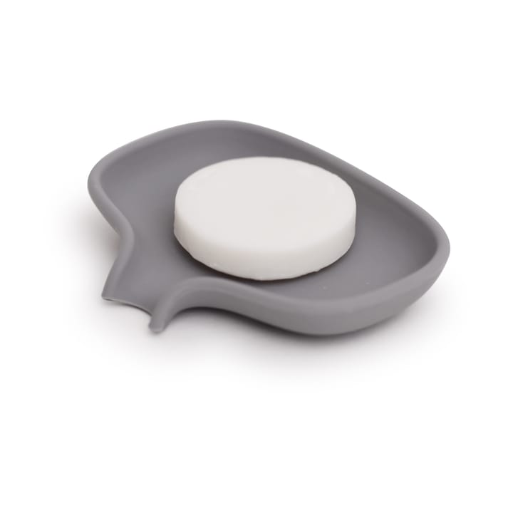 Soap Saver Flow Seifenschale mit Abtropffläche klein, Grau Bosign