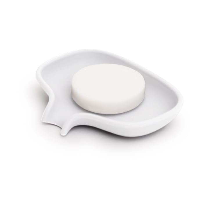 Soap Saver Flow Seifenschale mit Abtropffläche klein, Weiß Bosign