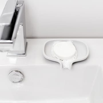 Soap Saver Flow Seifenschale mit Abtropffläche klein - Weiß - Bosign