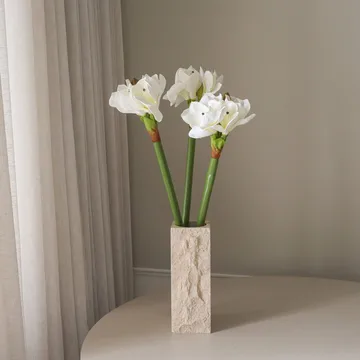 Amaryllis Kunstblume - Weiß, 73 cm - Botané