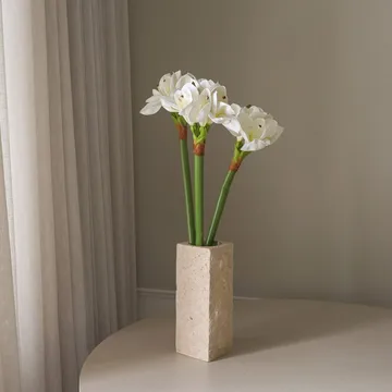 Amaryllis Kunstblumenstrauß - Weiß, 73 cm - Botané