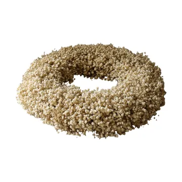 Brudslöja Wreath Blumenkranz - Gelb, Ø40 cm - Botané