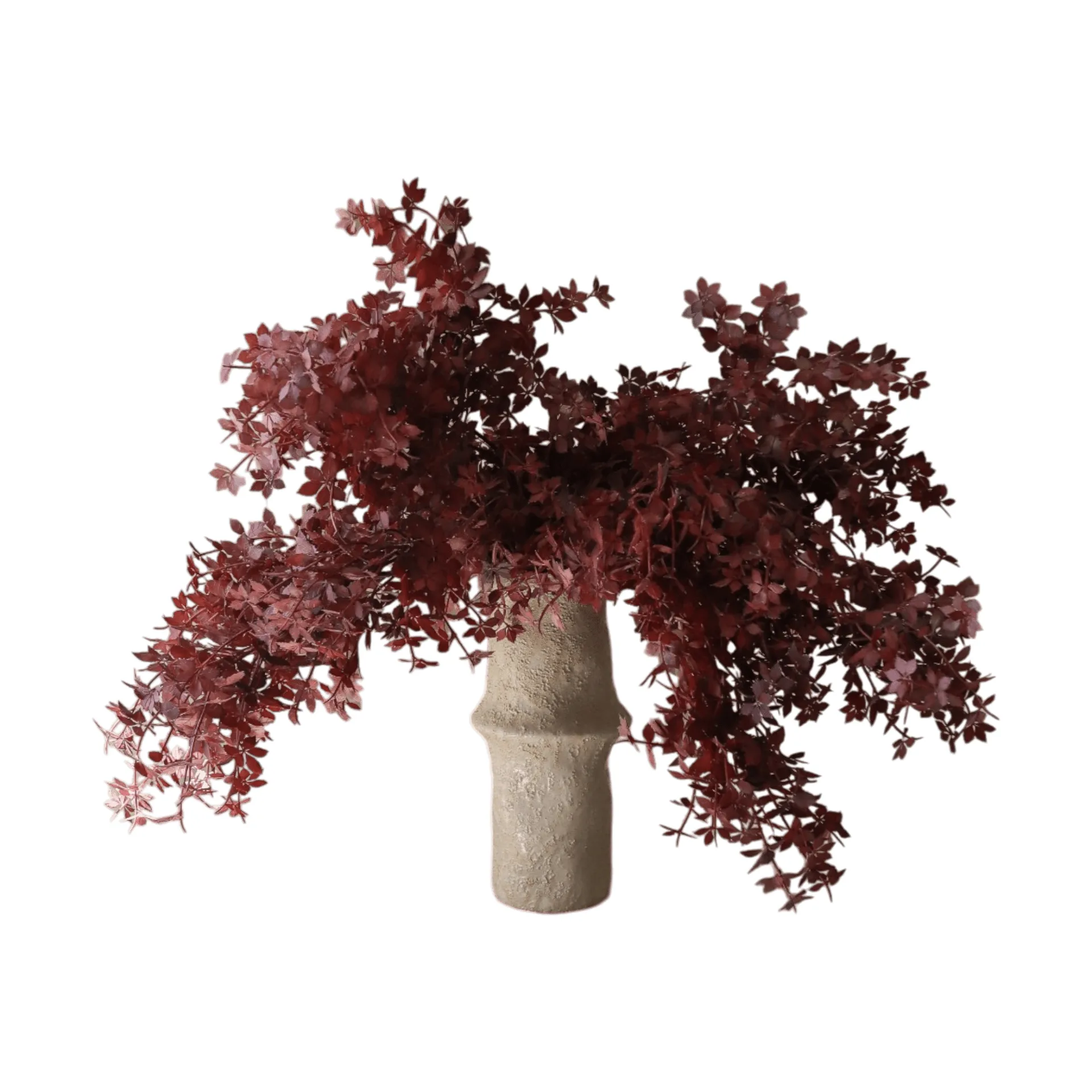 Burgundy Maple Branch Kunstblumenstrauß, 107 cm, 4 Stk. Botané