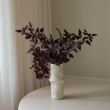 Burgundy Plum Leaves Kunstblumenstrauß - Rot, 85 cm, 1 St. - Botané