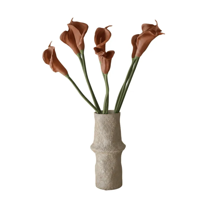 Calla-Lilien Kunstblumenstrauß - Braun, 62 cm, 8 St. - Botané