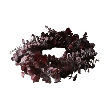 Eucalyptus Wreath Kranz - Dunkelrot, Ø40 cm - Botané