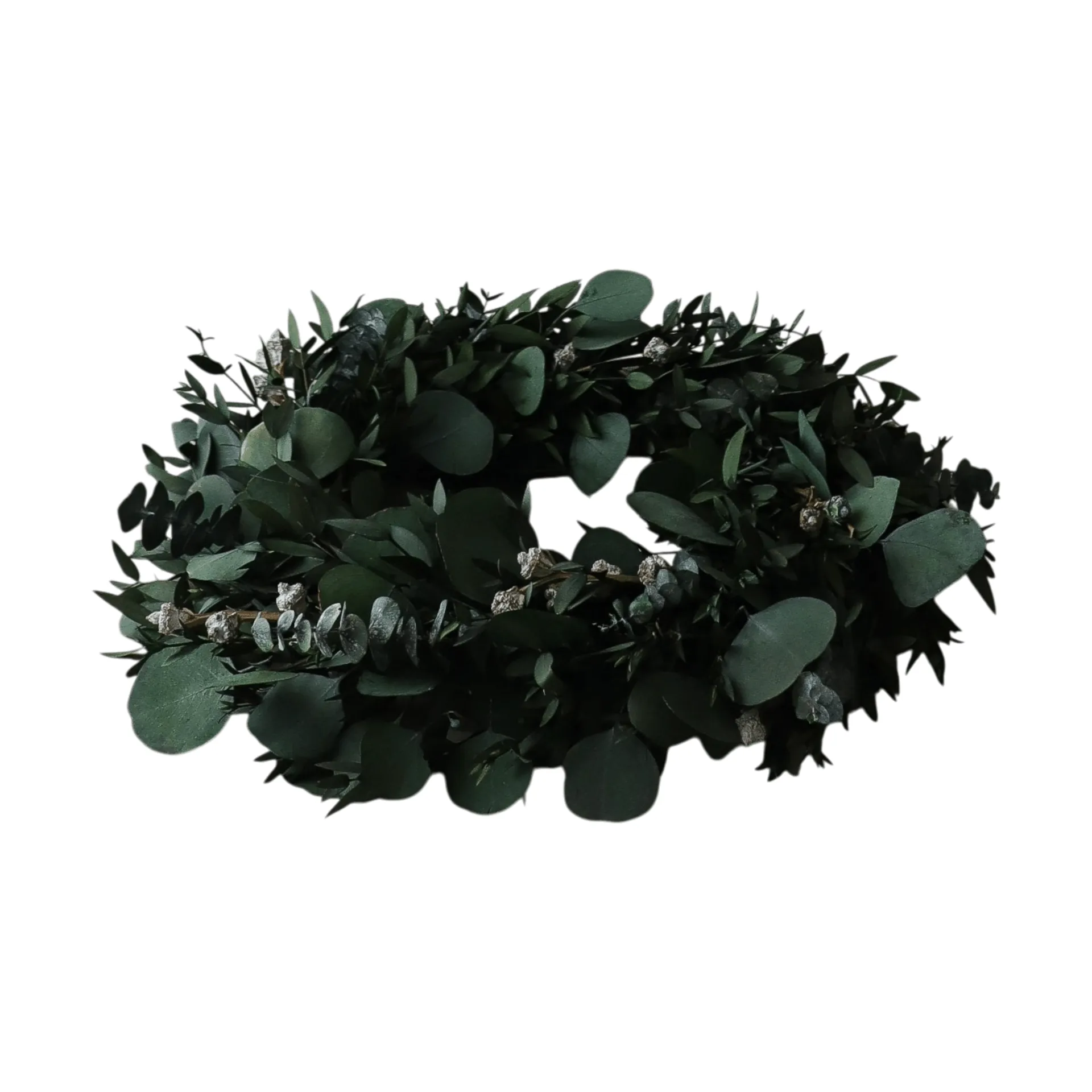 Eucalyptus Wreath Kranz, Grün gemischt, Ø40 cm Botané
