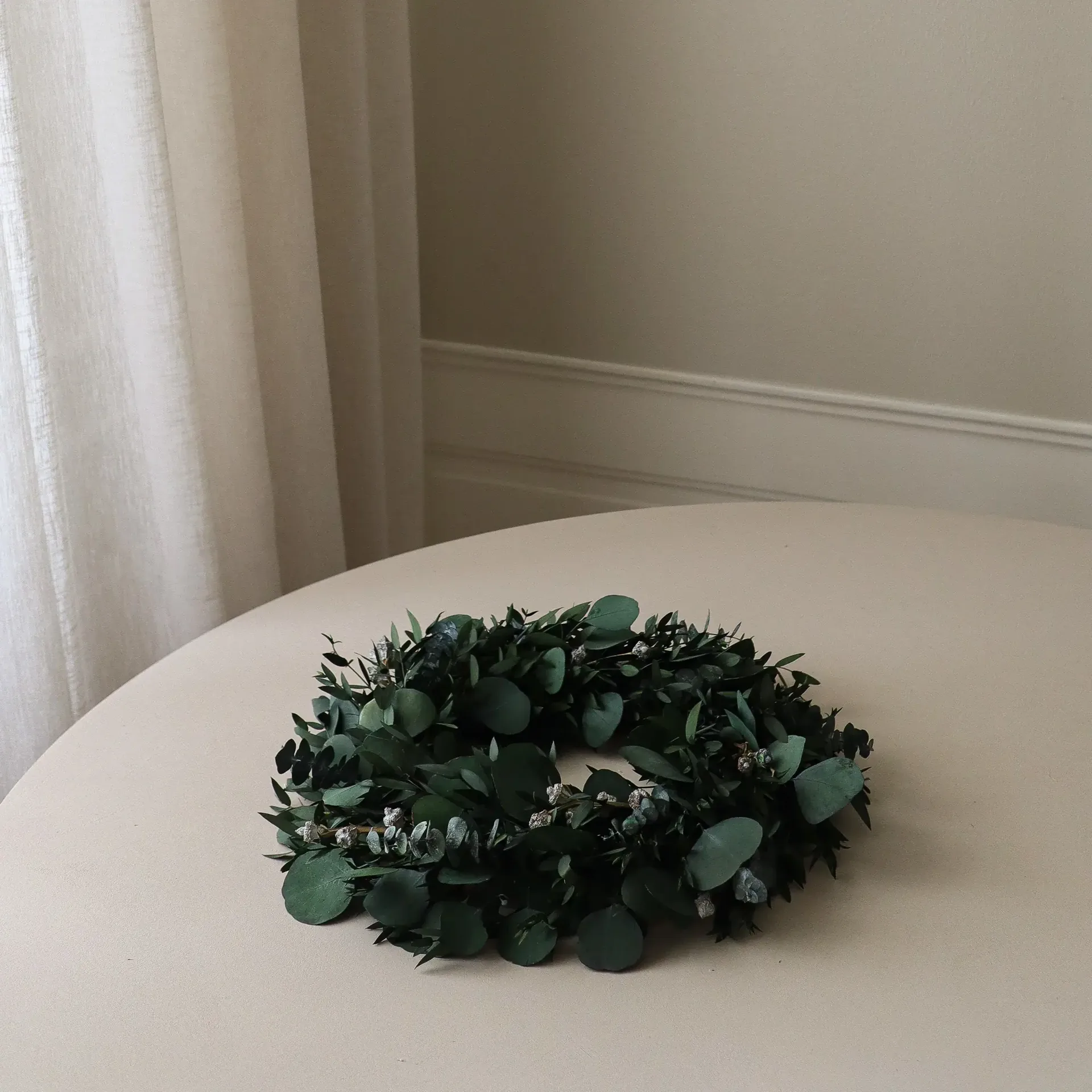 Eucalyptus Wreath Kranz, Grün gemischt, Ø40 cm Botané