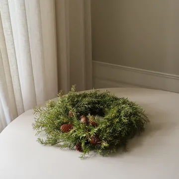 Evergreen Pine Wreath Kranz - Tannenzweige, Ø40 cm - Botané