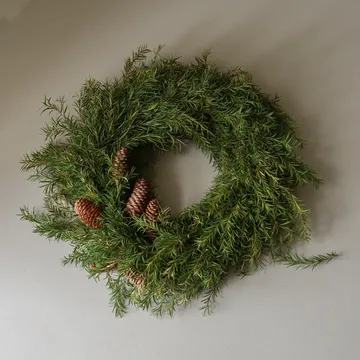 Evergreen Pine Wreath Kranz - Tannenzweige, Ø40 cm - Botané