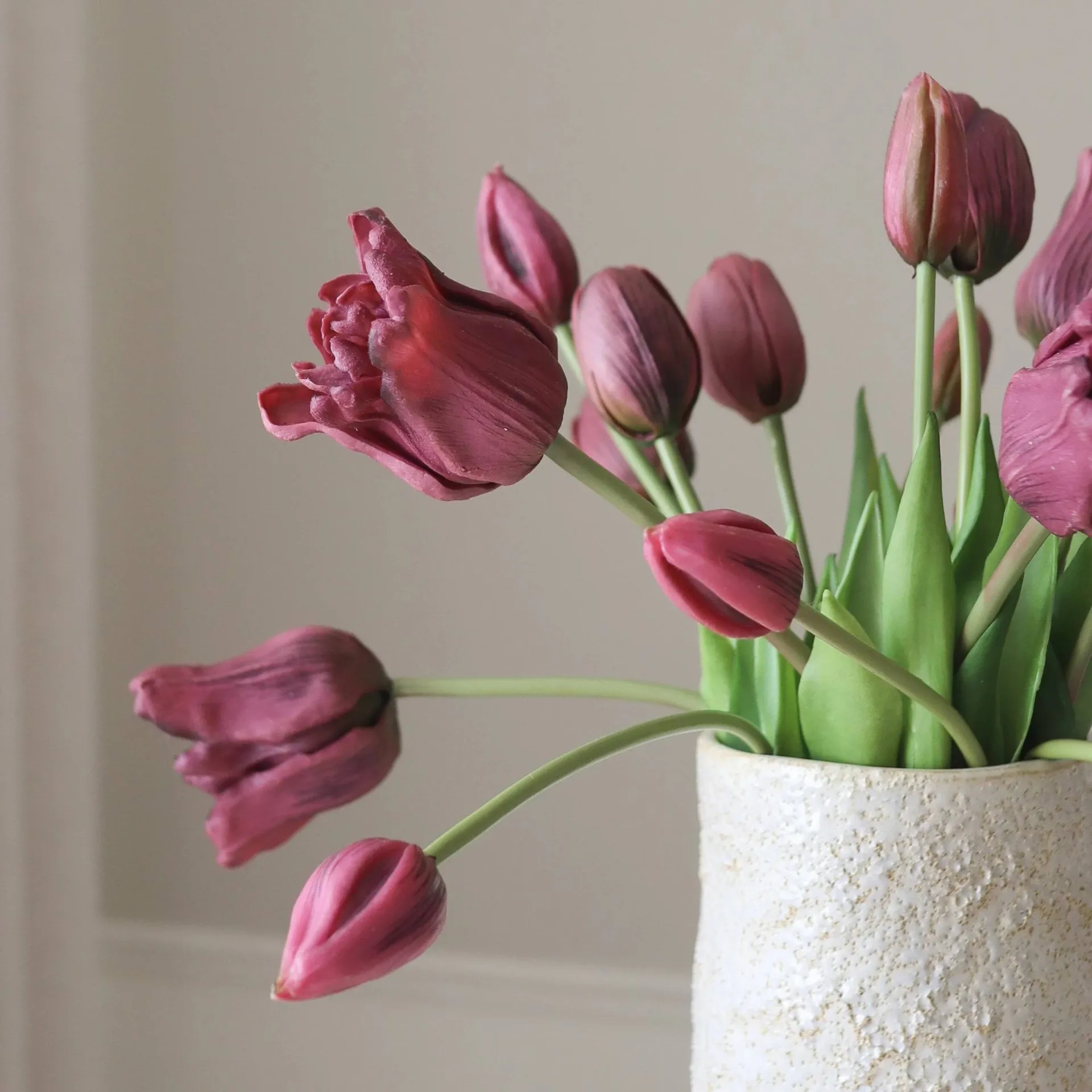 Gemischter künstlicher Tulpenstrauß, Lila, 20 St. Botané