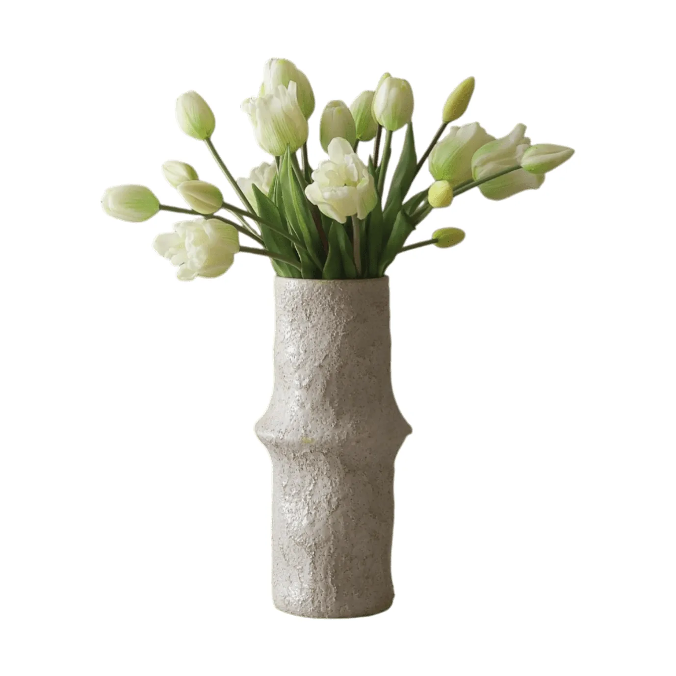 Gemischter künstlicher Tulpenstrauß, Weiß, 20 St. Botané