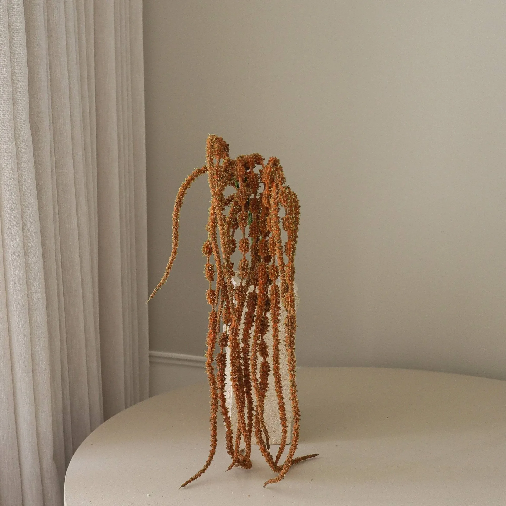Hänge-Amaranth Kunstblume, Braun, 112 cm Botané