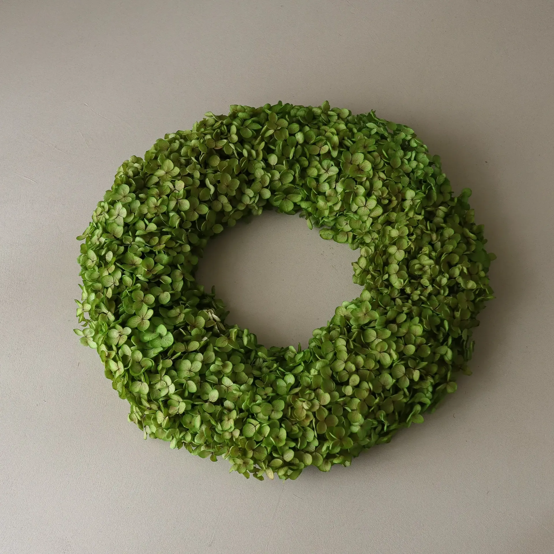 Hortensia Wreath Blumenkranz, Hellgrün, Ø 40 cm Botané