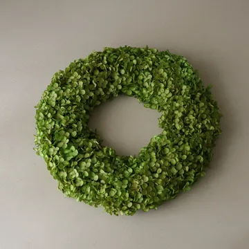 Hortensia Wreath Blumenkranz - Hellgrün, Ø 40 cm - Botané