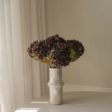 Hortensien Kunstblumen-Bouquet - Gedämpftes Lila, 60 cm, 6 Stk. - Botané