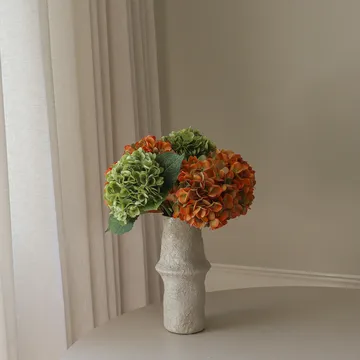 Hortensien Kunstblumen-Bouquet - Kupfer, 60 cm, 7 St. - Botané