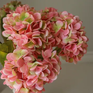 Hortensien Kunstblumen-Bouquet - Rosa, 60 cm, 5 St. - Botané