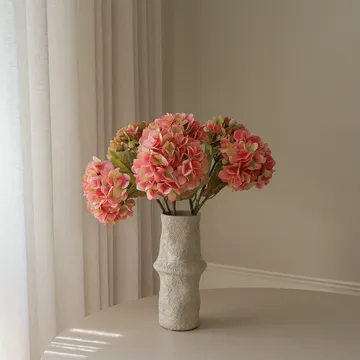 Hortensien Kunstblumen-Bouquet - Rosa, 60 cm, 5 St. - Botané