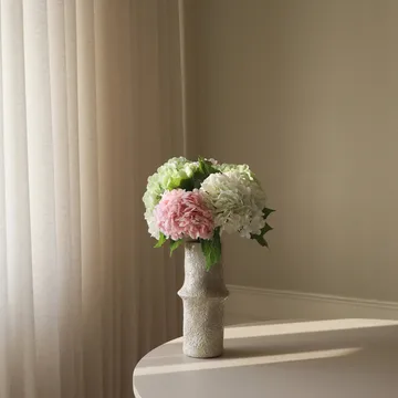 Hortensien Kunstblumen-Bouquet - Rosa-Weiß-Grün, 7 St. - Botané