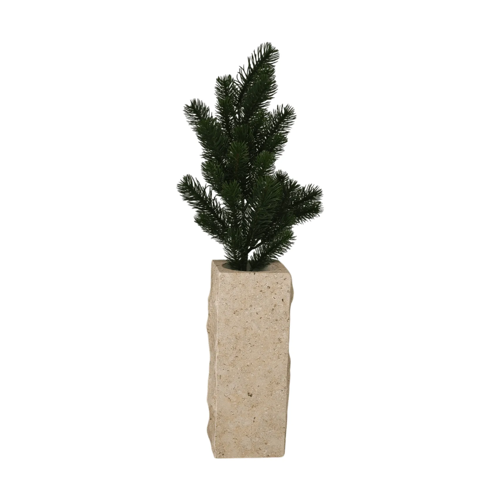Kieferzweig künstliche Pflanze, Grün, 65 cm Botané