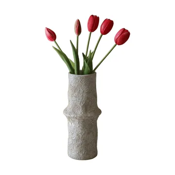 Künstliches Tulpen-Bouquet - Hellrot, 5 Stk. - Botané