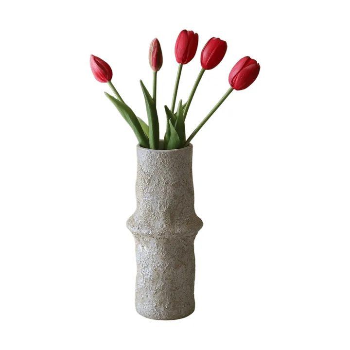 Künstliches Tulpen-Bouquet - Hellrot, 5 Stk. - Botané