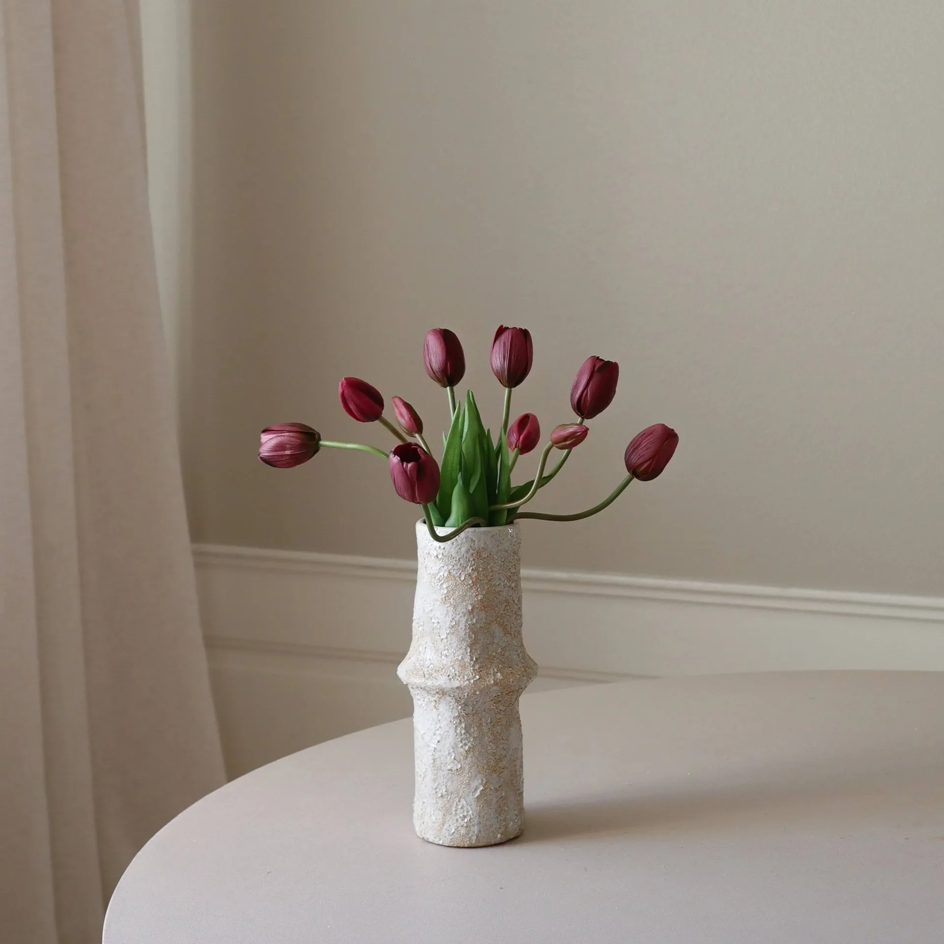 Künstliches Tulpen-Bouquet, Lila, 10 St. Botané