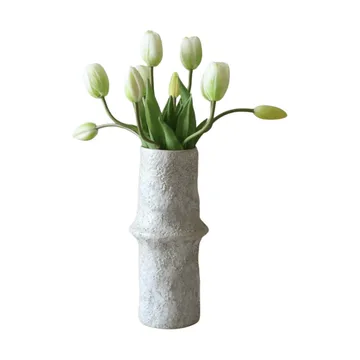 Künstliches Tulpen-Bouquet - Weiß, 10 St. - Botané