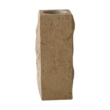 Limestone Edge Marmorbasis Vase - Klein, 25 cm - Botané