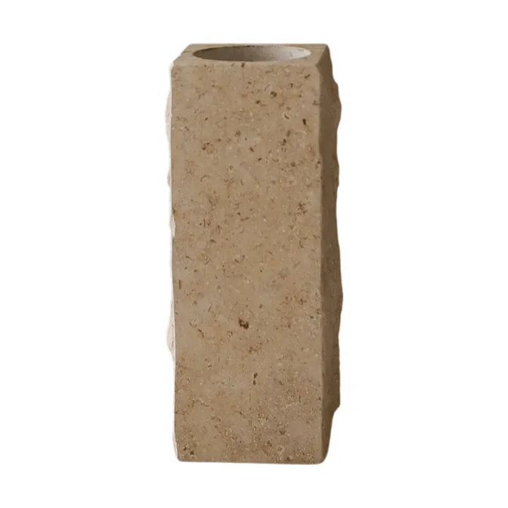 Limestone Edge Marmorbasis Vase - Mittel, 30 cm - Botané