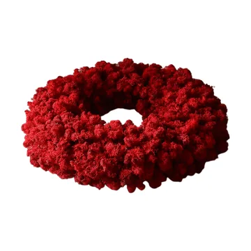 Moss Wreath Mooskranz - Rot, Ø40 cm - Botané