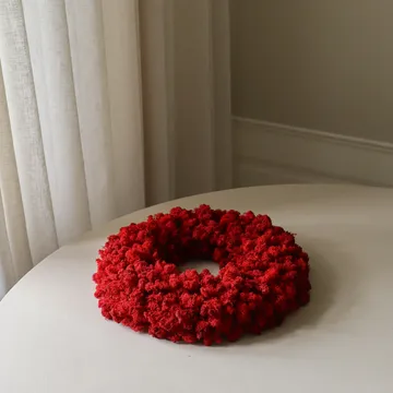 Moss Wreath Mooskranz - Rot, Ø40 cm - Botané