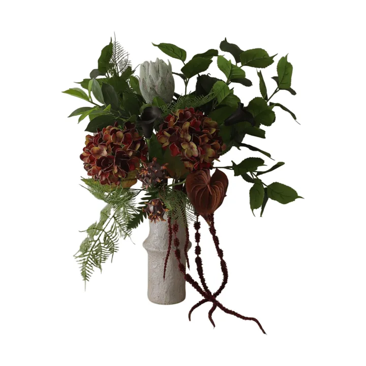 Noir Botanica Kunstblumenstrauß - Hortensie-Kalla-Anthurie 112 cm, 15 St. - Botané