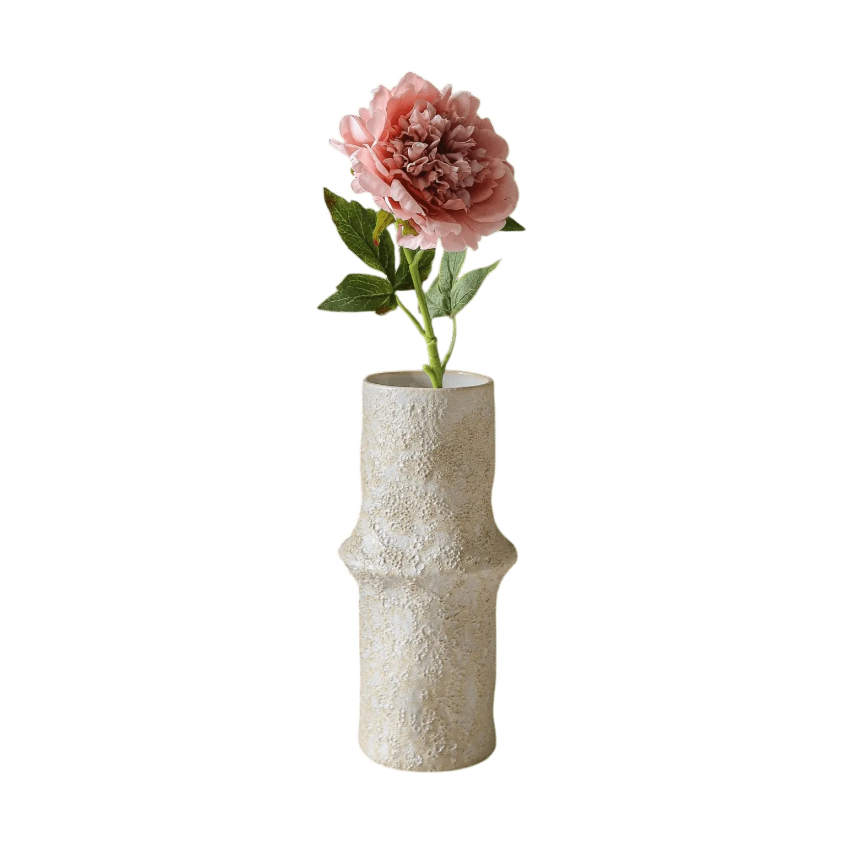 Pion Kunstblumenstrauß, Altrosa, 56 cm, 1 Stk. Botané