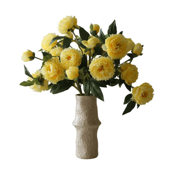 Pion Künstlicher Strauß - Large, gelb 7 St. - Botané