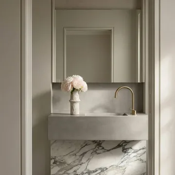 Pion Künstlicher Strauß - Mini, Cream 10 St. - Botané
