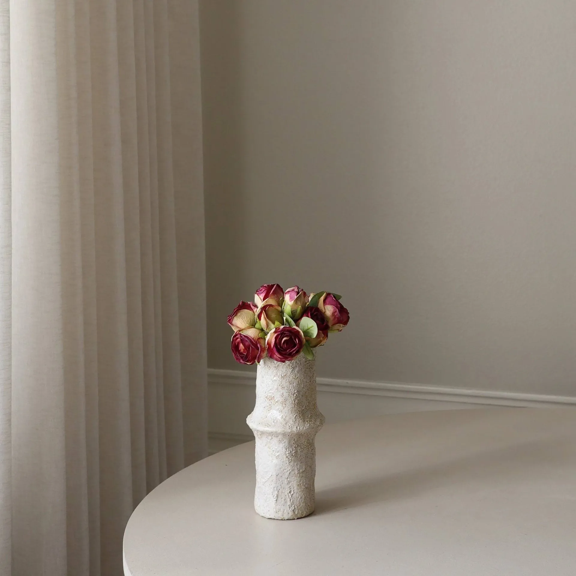 Rosen künstlicher Strauß, Mini, Rot 10 St. Botané
