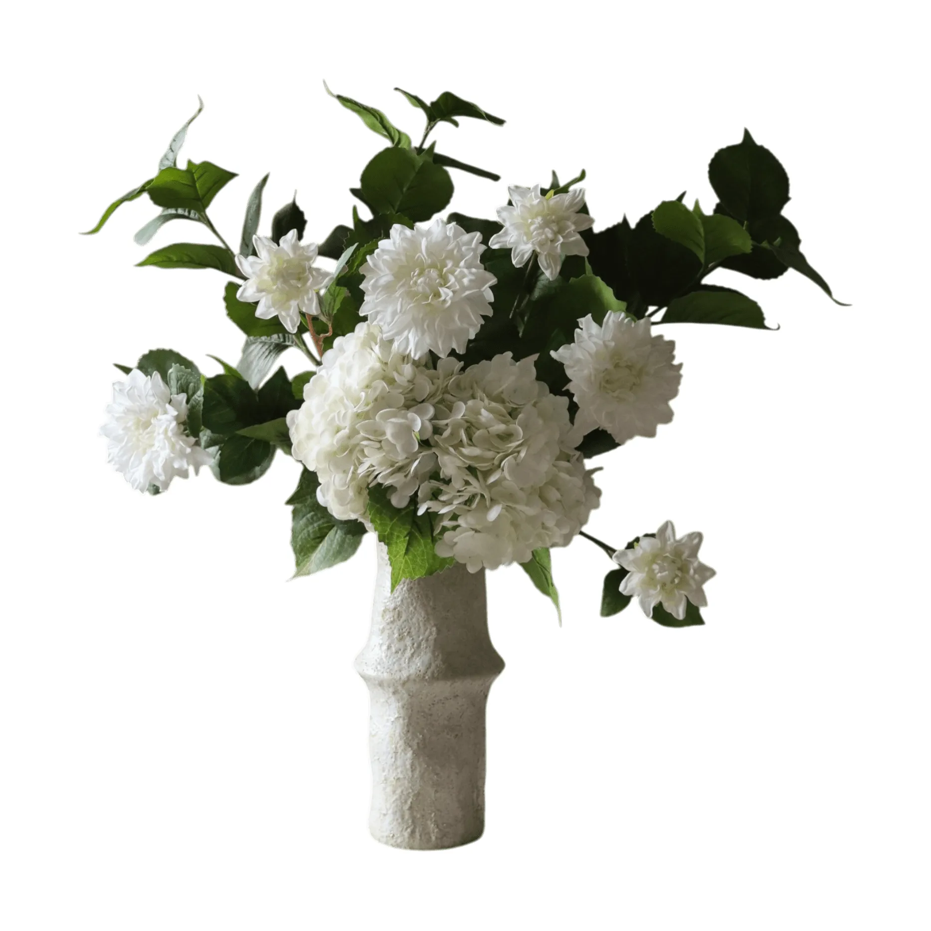 Soft Serve Kunstblumen-Bouquet, Hortensie-Dahlie, 8 St. Botané